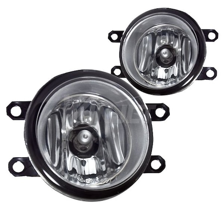 Winjet Fog Lights - Clear - Wiring Kit Included CFWJ-0279-C